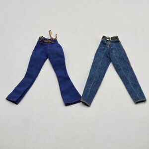 Barbie Fashion Fever Dress-Up Blue & Denim Jeans With Belts